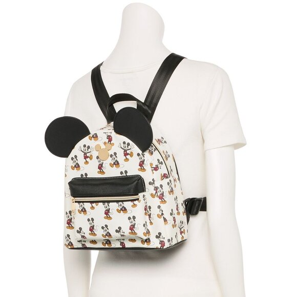 Disney Mickey Mouse Character  Prints and Ears Mini Backpack with Wallet main image 6